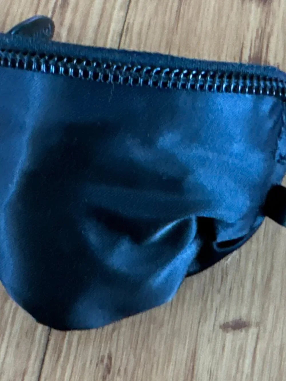 Brighton Small Black leather Metal Heart Emblem Coin Purse For Change or Cards